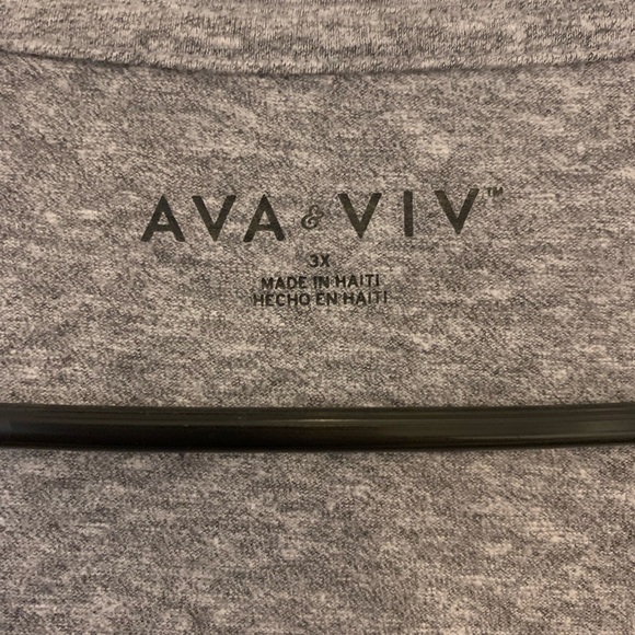 Heather Grey t-shirt ( Ava & Viv ) - Picture 3 of 3
